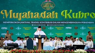 Komitmen Tegakkan Keadilan dan Makmurkan Rakyat, Presiden Prabowo: “Saya Tidak Akan Mundur Setapak Pun”