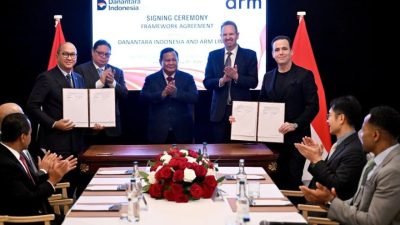 Presiden Prabowo Saksikan Kemitraan Danantara–Arm, Indonesia Percepat Lompatan Industri Semikonduktor