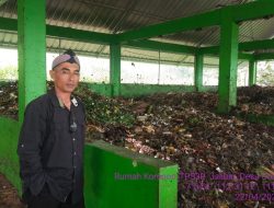 Percepat Proses Fermentasi Di Rumah Kompos, Sampah Organik Harus Ditutup