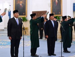 Presiden Prabowo Lantik Donny Ermawan dan Yos Sunitiyoso sebagai Gubernur dan Wakil Gubernur Universitas Republik Indonesia