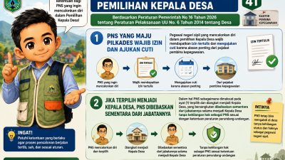 PNS Maju Pilkades Wajib Kantongi Izin Tertulis dan Ajukan Cuti