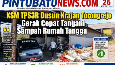 KSM TPS3R Dusun Krajan Desa Torongrejo, Gerak Cepat Tangani Sampah Rumah Tangga