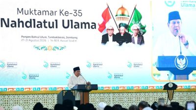 Prabowo: NU Penentu Stabilitas, Keamanan, Perdamaian dan Masa Depan Bangsa
