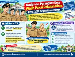 Kepala Desa dan Perangkat Desa Wajib Pakai Pakaian Dinas, PP 16/2026 Tunggu Aturan Menteri