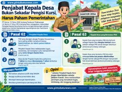 Penjabat Kepala Desa Jangan Sekadar Formalitas, PP 16/2026 Tuntut Kompetensi Kepemimpinan