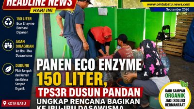 Panen Eco Enzyme 150 Liter, TPS3R Dusun Pandan Ungkap Rencana Bagikan ke Ibu-Ibu Dasawisma
