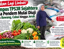 Bukan Lagi Limbah! Kompos TPS3R Sejahtera Desa Pendem Mulai Diuji untuk Bawang, Cabai hingga Jeruk