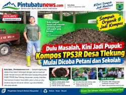 Dulu Masalah, Kini Jadi Pupuk: Kompos TPS3R Desa Tlekung Mulai Dicoba Petani dan Sekolah