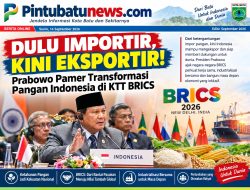 DULU IMPORTIR, KINI EKSPORTIR! Prabowo Pamer Transformasi Pangan Indonesia di KTT BRICS