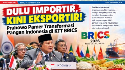 DULU IMPORTIR, KINI EKSPORTIR! Prabowo Pamer Transformasi Pangan Indonesia di KTT BRICS