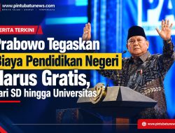 Prabowo Tegaskan Biaya Pendidikan Negeri Harus Gratis, dari SD hingga Universitas