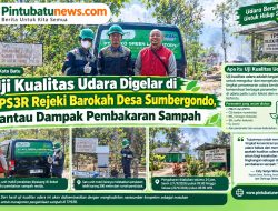Uji Kualitas Udara Digelar di TPS3R Rejeki Barokah Desa Sumbergondo, Pantau Dampak Pembakaran Sampah