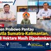 Presiden Prabowo Pantau Karhutla Sumatra-Kalimantan, 209,78 Hektare Masih Dipadamkan